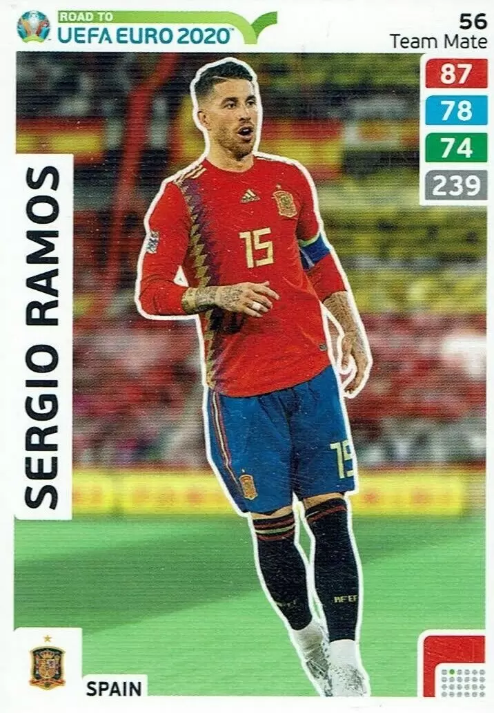 Adrenalyn XL - Euro 2020 - Sergio Ramos - Spain