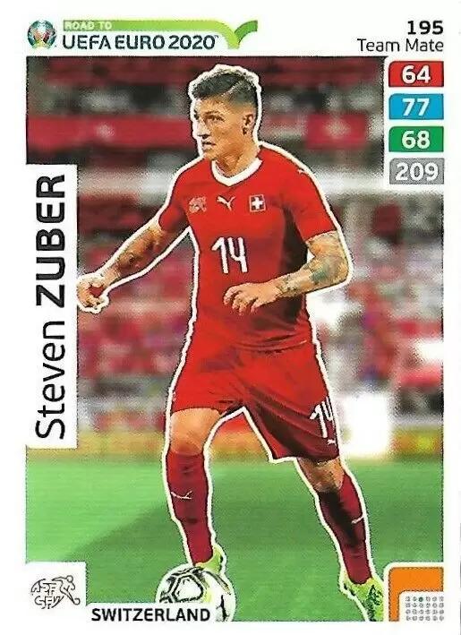 Adrenalyn XL - Euro 2020 - Steven Zuber - Switzerland