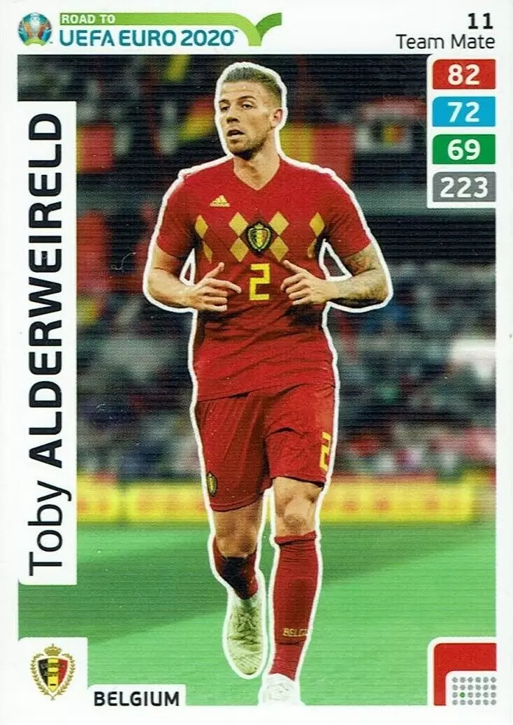 Adrenalyn XL - Euro 2020 - Toby Alderweireld - Belgium