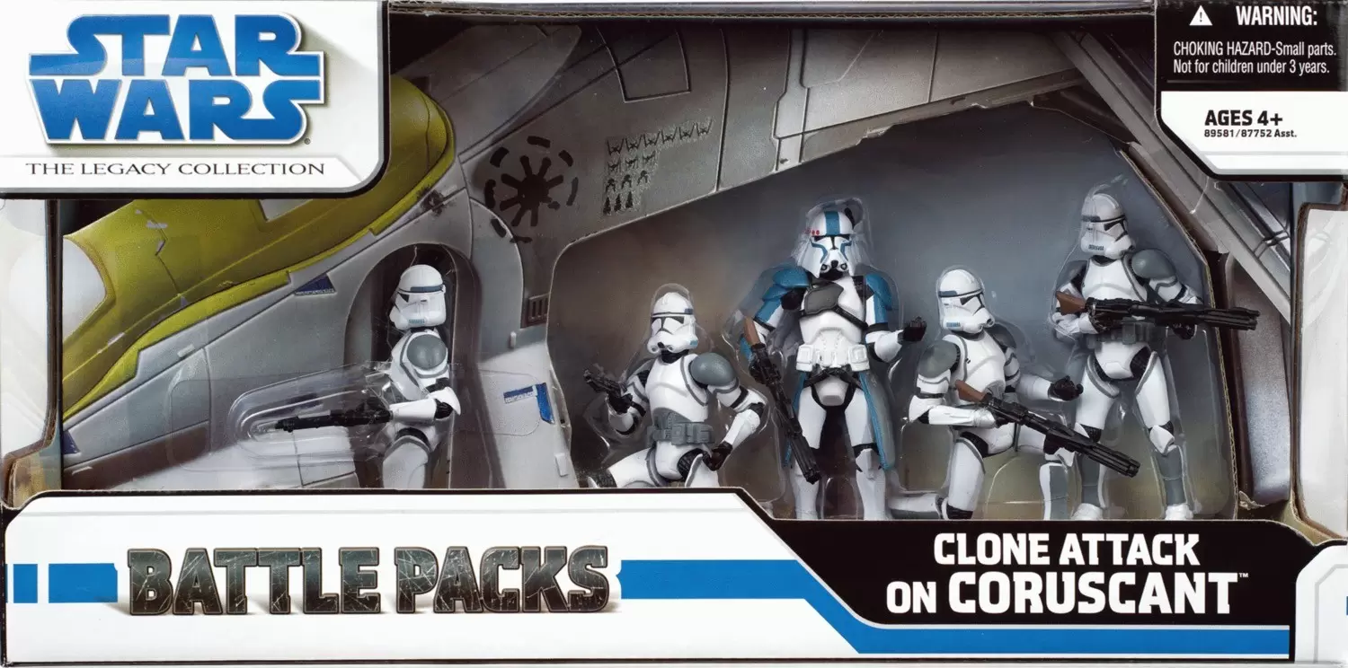The Legacy Collection (TLC Bleu) - Clone Attack on Coruscant