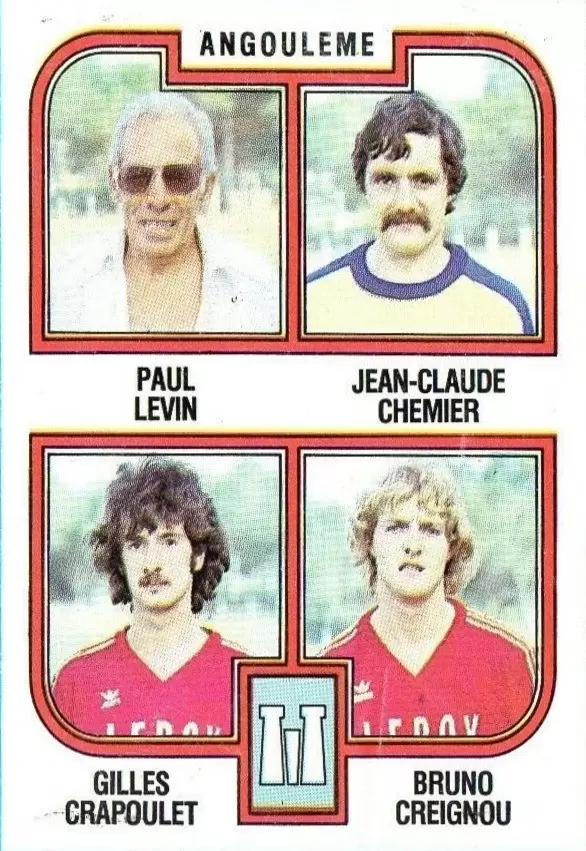 Football 83 (France) - Levin / Chemier / Crapoulet / Creignou - Angouleme