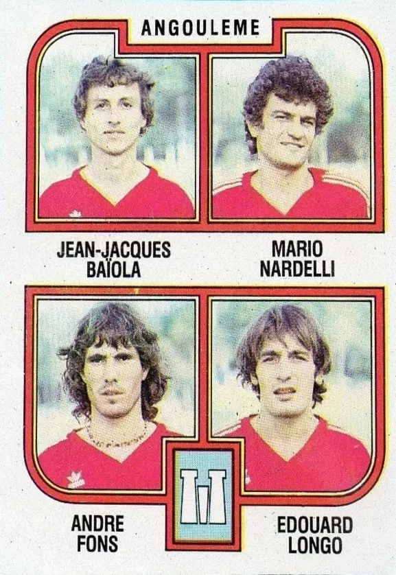 Football 83 (France) - Baiola / Nardelli / Fons / Longo - Angouleme
