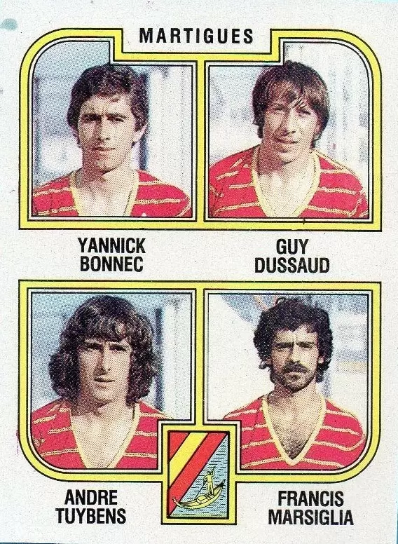 Football 83 (France) - Bonnec / Dussaud / Tuybens / Marsiglia - Martigues