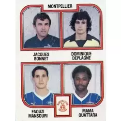 Jacques Bonnet / Dominique Deplagne / Faouzi Mansouri / Mama Quattara - Montpellier