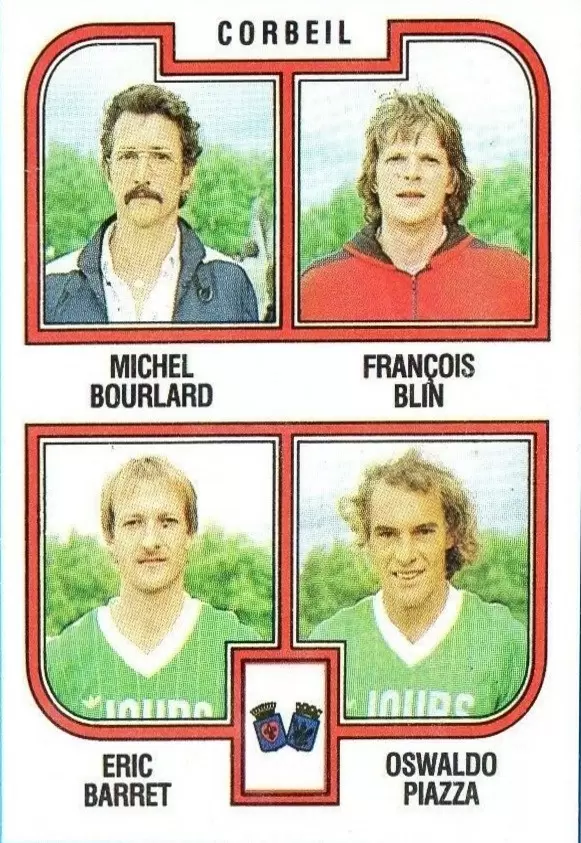 Football 83 - Michel Bourlard / François Blin / Eric Barret / Oswaldo Piazza - Corbeil