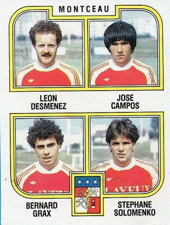 Football 83 - Leon Desmenez / Jose Campos / Bernard Grax / Stéphane Solomenko - Montceau-Les-Mines