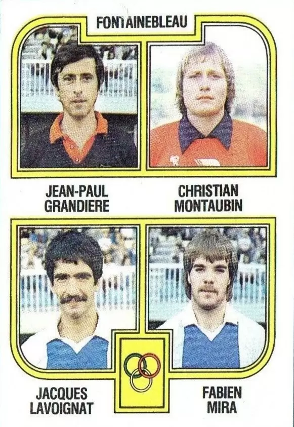 Football 83 - Jean-Paul Grandiere / Christian Montaubin / Jacques Lavoignat / Fabien Mira - Fontainebleau