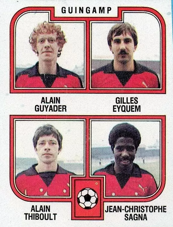 Football 83 (France) - Guyader / Eyquem / Thiboult / Sagna - Guingamp