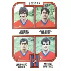 Georges Martinez / Jean-Michel Ferriere / Jean-Marc Cohan / Antoine Martinez - Beziers
