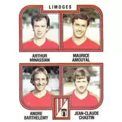 Arthur Minassian / Maurice Amouyal / André Barthelemy / Jean-Claude Chastin - Limoges