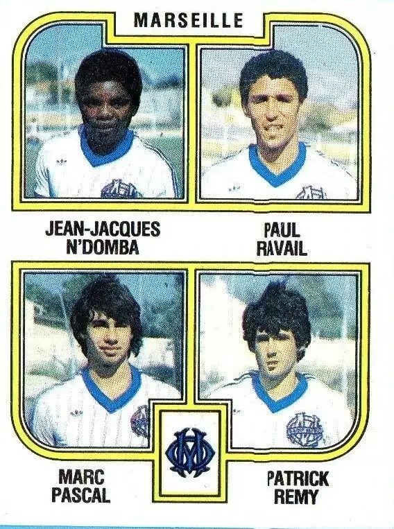 Football 83 - Jean-Jacques N\'Domba / Paul Ravail /Marc Pascal / Patrick Remy - Marseille
