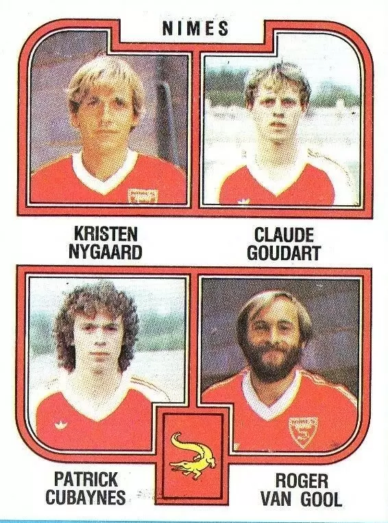 Football 83 (France) - Nygaard / Goudart / Cubaynes / Van Gool - Nimes