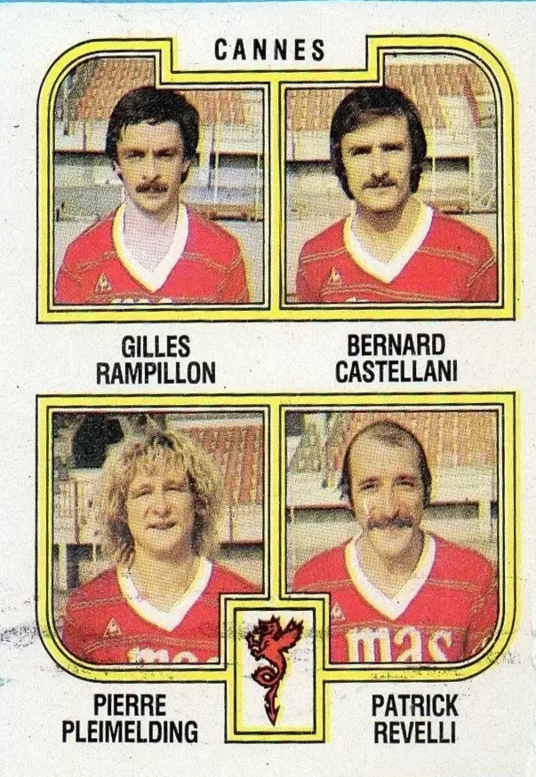 Football 83 (France) - Rampillon / Castellani / Pleimelding / Revelli - Cannes