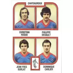 Christian Roque / Philippe Devault / Jean-Yves Burlat / Dominique Carlier - Chateauroux