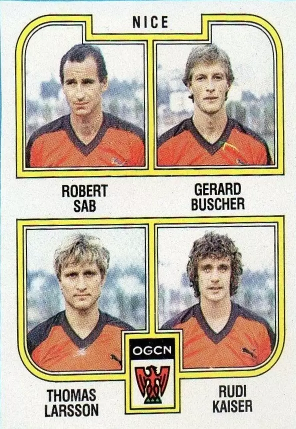 Football 83 - Robert Sab / Gerard Buscher / Thomas Larsson / Rudi Kaiser - Nice