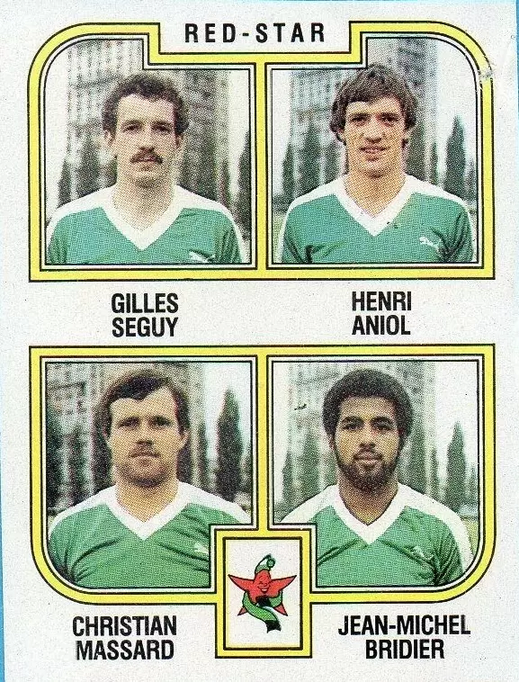 Football 83 - Gilles Seguy / Henri Aniol / Christian Massard / Jean-Michel Bridier - Red-Star