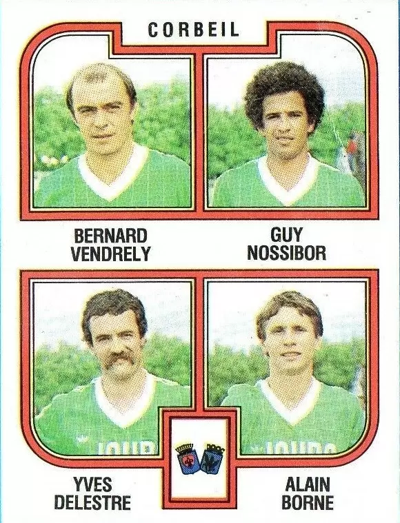 Football 83 (France) - Vendrely / Nossibor / Delestre / Borne - Corbeil