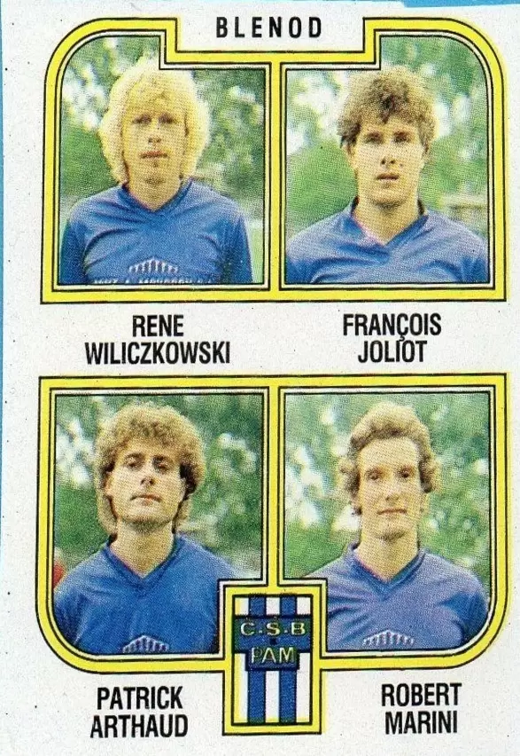 Football 83 - Gilles Wiliczkowski / François Joliot / Patrick Arthaud / Robert Marini - Blenod