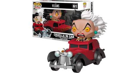 funko pop cruella in car