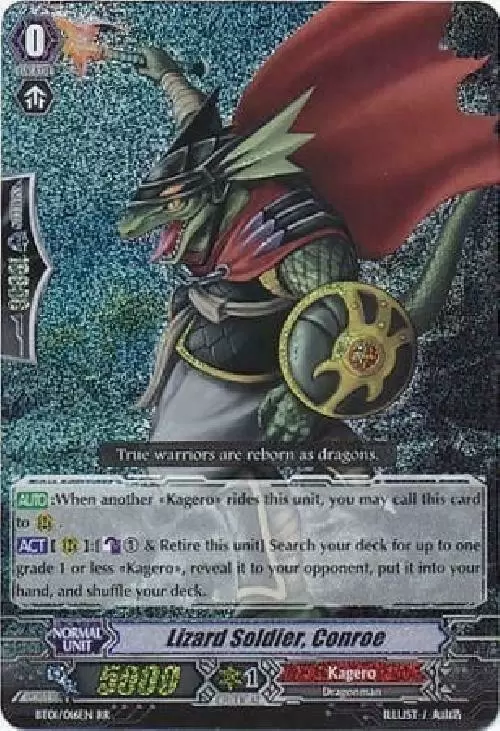 BT01 - Descent of the King of Knights - Lizard Soldier, Conroe
