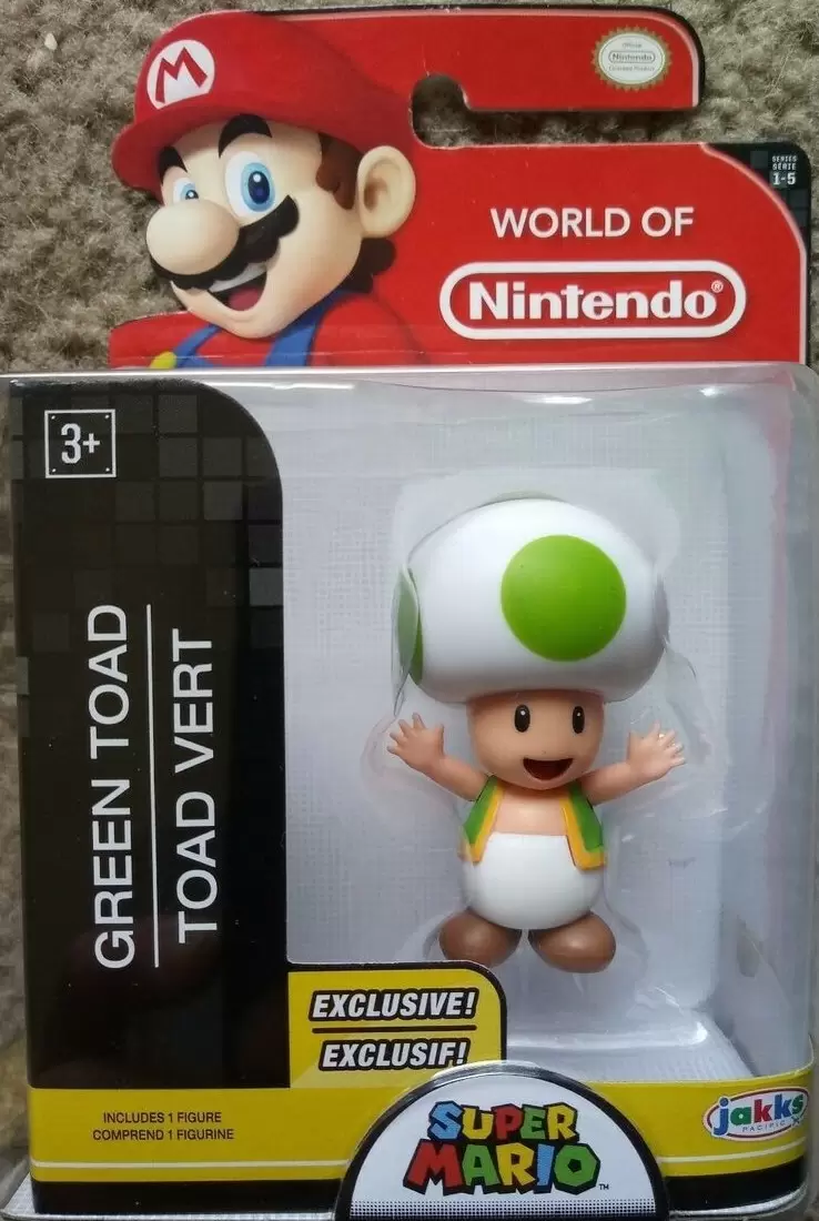 World of Nintendo - Green Toad (2.5 Inch)