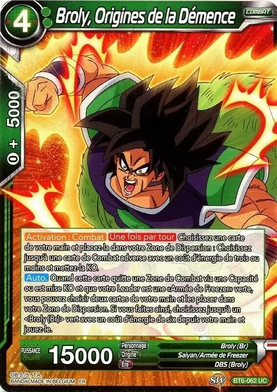 Destroyer Kings [BT6] - Broly, Origines de la Démence