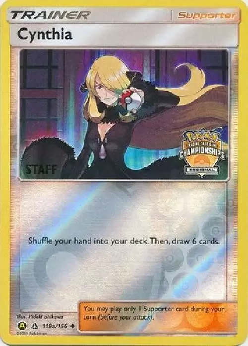 Alternatives Pokemon Cards - Cynthia Regional Championships