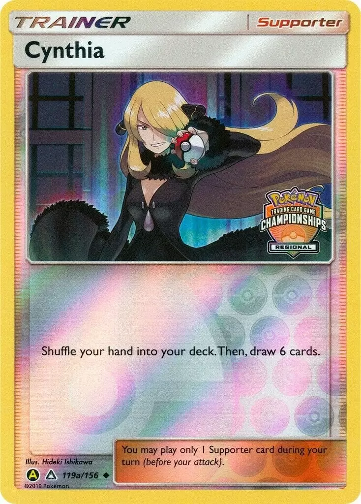 Alternatives Pokemon Cards - Cynthia Reverse Regional Championships