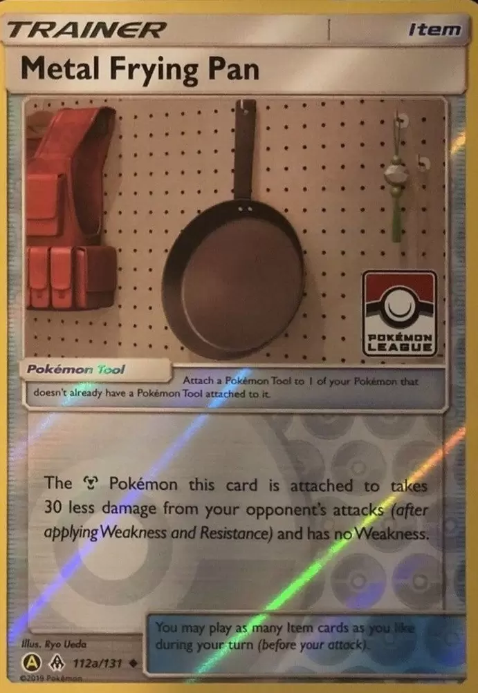 Alternatives Pokemon Cards - Metal Frying Pan Reverse Pokemon League