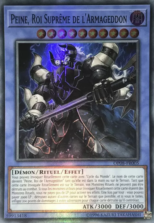 OTS Pack de Tournoi 8 OP8 - Peine, Roi Suprême de l\'Armageddon