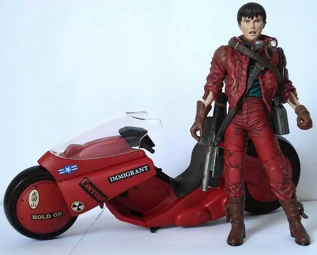 McFarlane - Animation - Akira - Kaneda avec moto