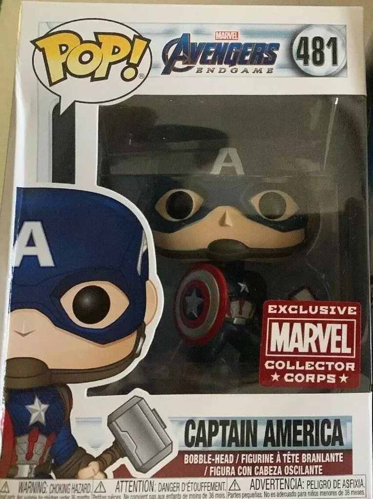 Endgame - Captain America - POP! MARVEL action figure 481