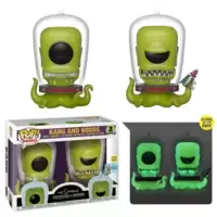 The Simpsons - Kang and Kodos 2 Pack GITD