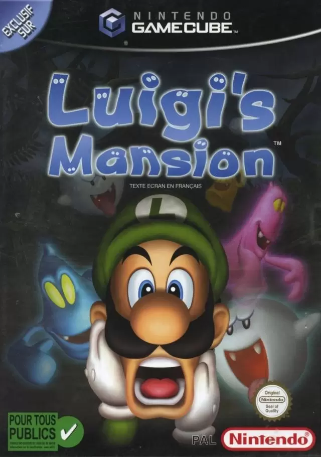 Nintendo Gamecube Games - Luigi\'s Mansion