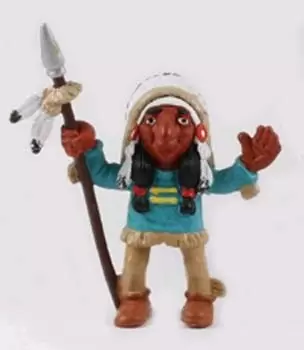 Lucky Luke - Chef indien debout 02