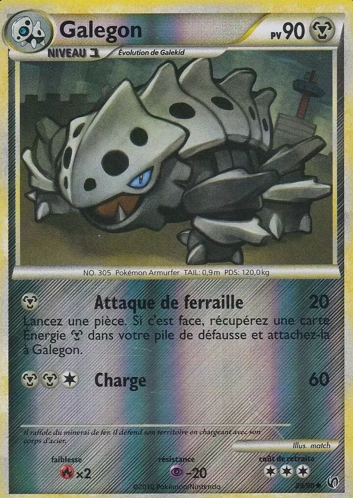 Pokémon Série HS-Indomptable - Galegon Reverse