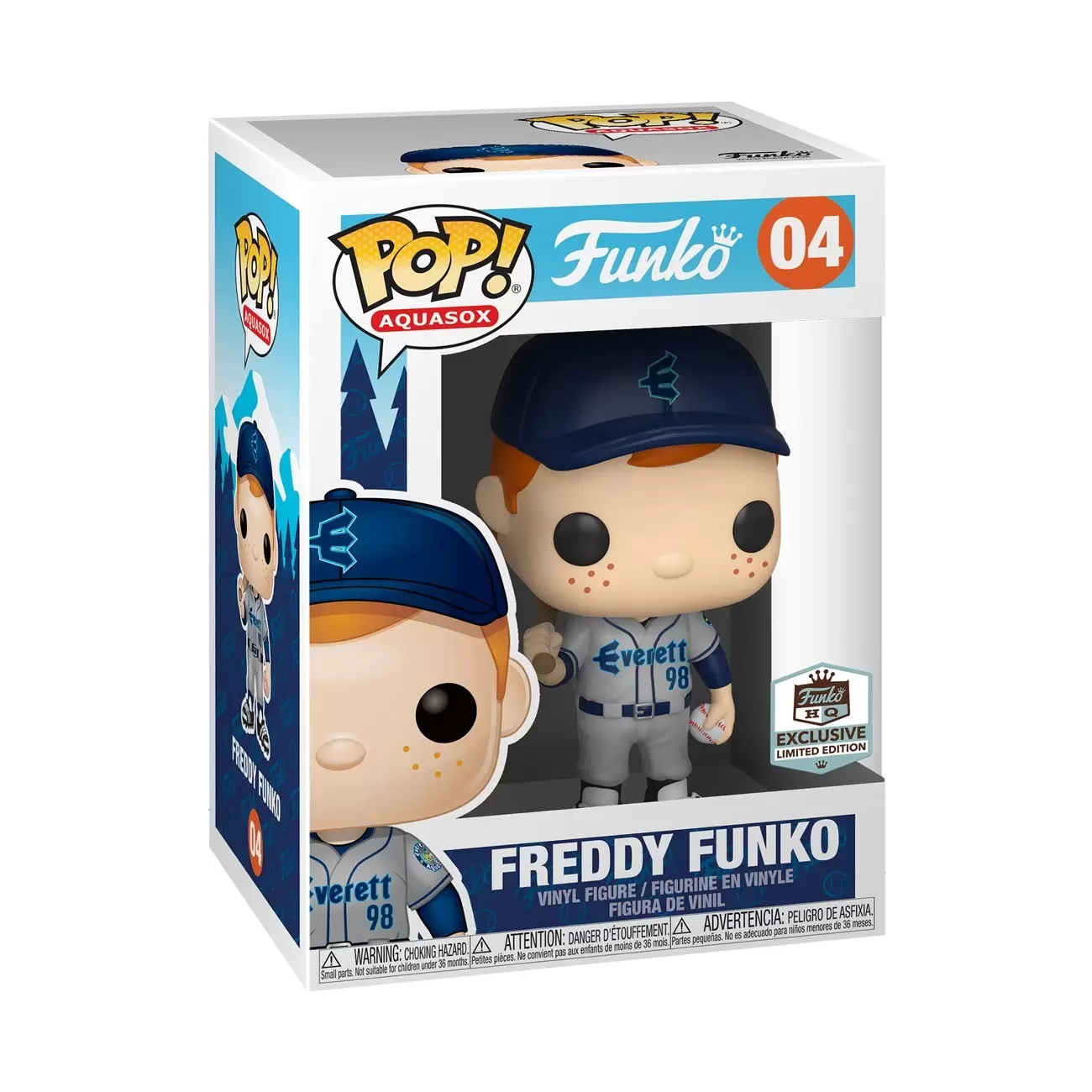 POP! Funko - Freddy Funko Baseball Everett Uniform