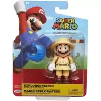 Explorer Mario with Blue Power Moon