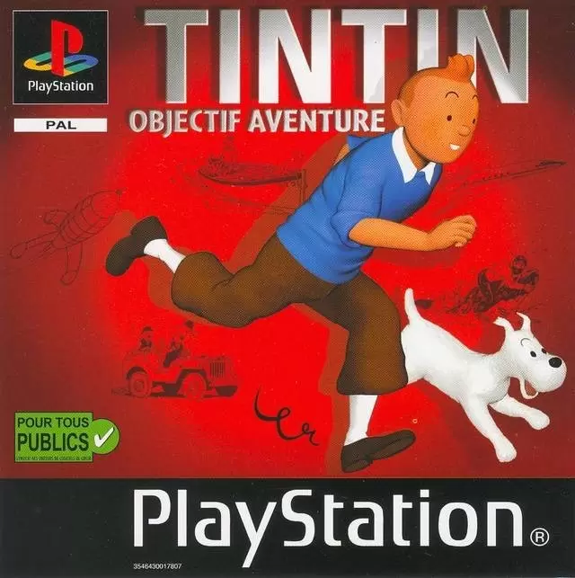 Jeux Playstation PS1 - Tintin: Objectif Aventure