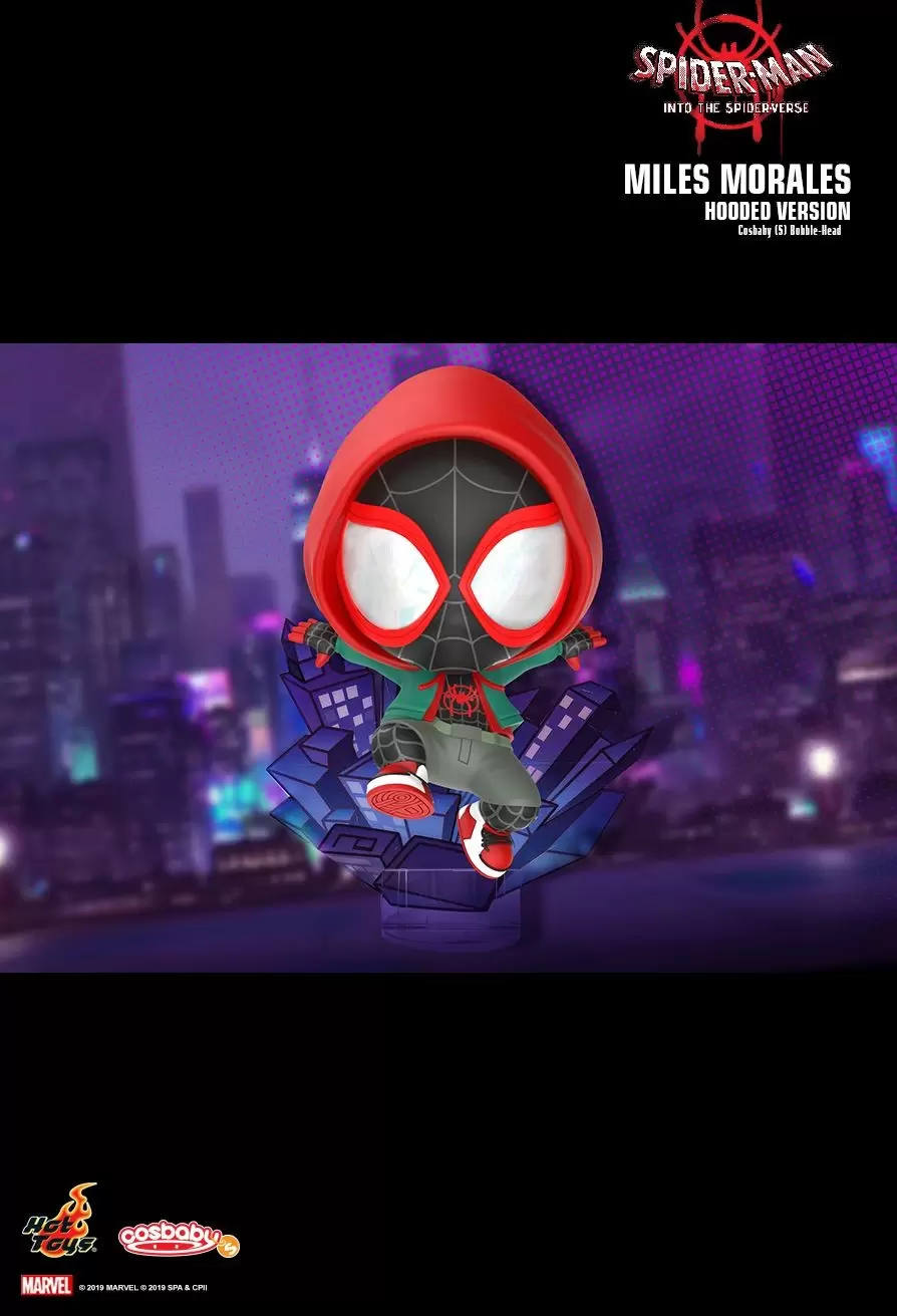 Cosbaby Figures - Spider-Man: Into the Spider-Verse - Miles Morales (Hooded Version)