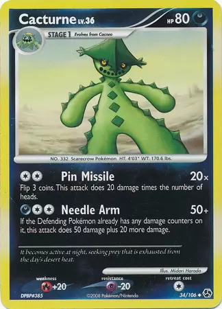 Great Encounters - Cacturne Reverse