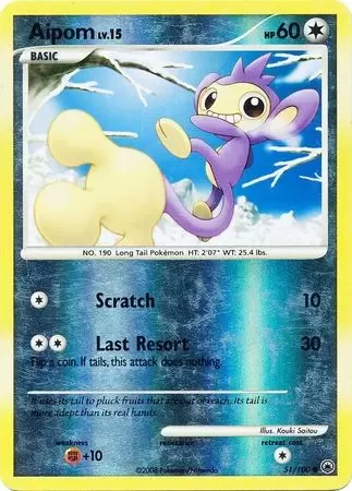 Majestic Dawn - Aipom Reverse