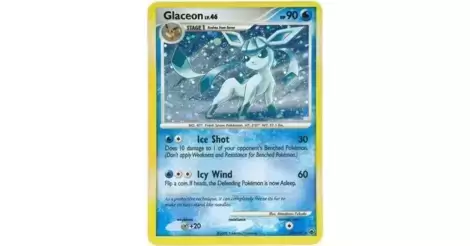 2008 Pokmon Diamond & Pearl - Majestic Dawn Glaceon Cosmos Holo