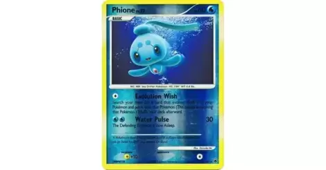 Phione - 12/100 - Holo Rare - Reverse Holo - Pokemon Singles