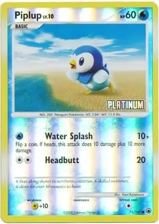Majestic Dawn - Piplup Reverse Holo
