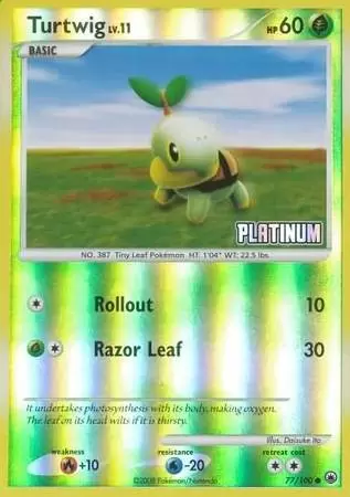 Majestic Dawn - Turtwig Reverse Holo