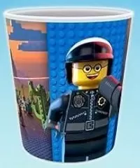 The Lego Movie 2014 McDonald's 3D Cups Warner Brothers Good Cop Bad Cop 