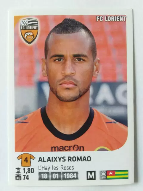 Foot 2012-13 - Alaixys Romao - FC Lorient