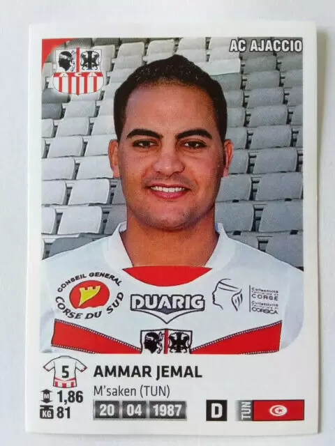 Foot 2012-13 - Ammar Jemal - AC Ajaccio