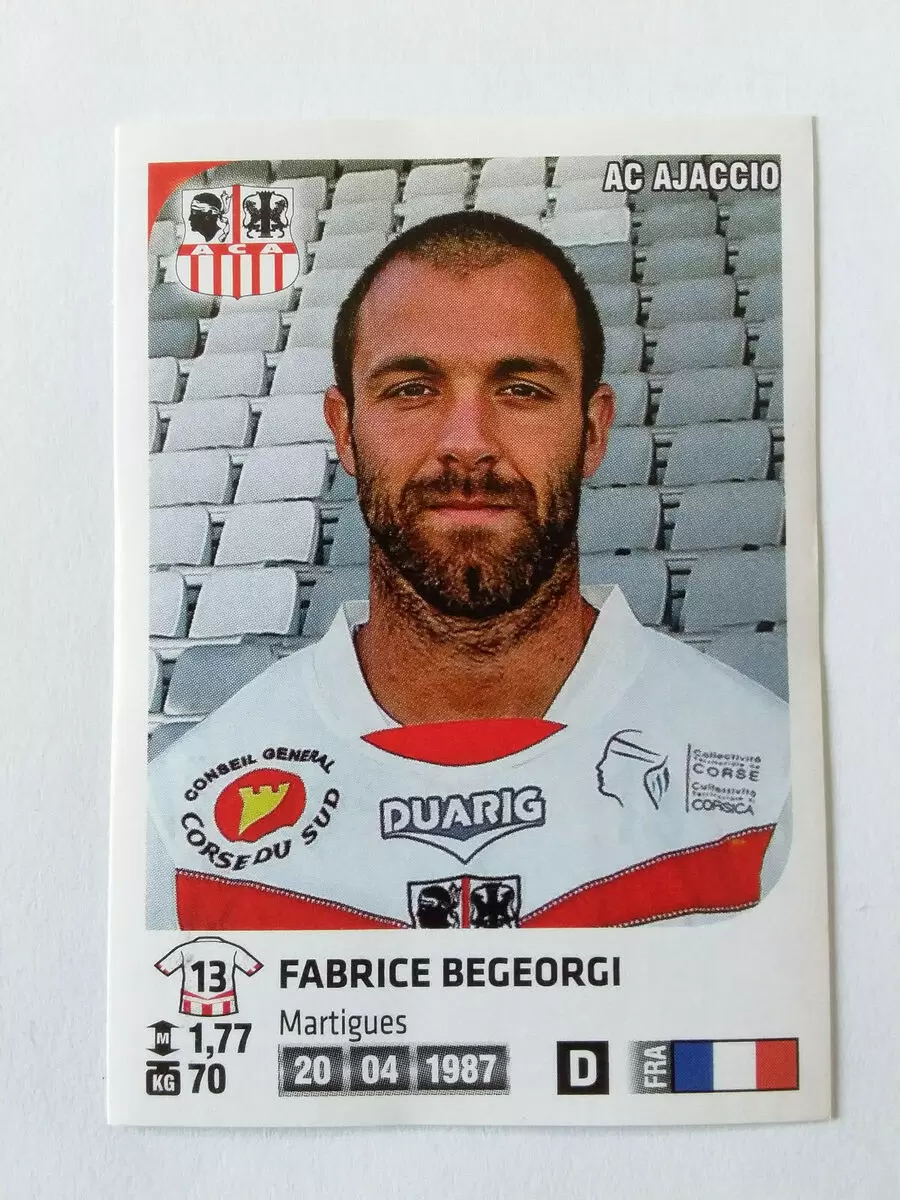 Foot 2012-13 (France) - Fabrice Begeorgi - AC Ajaccio